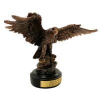 Large Bronze Eagle on Base