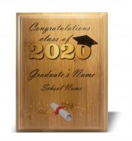 Bamboo Graduation Plaque