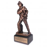 Firefighter Figurine Resin