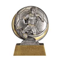 Motion Female Soccer Trophy