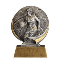 Motion Female Basketball Trophy